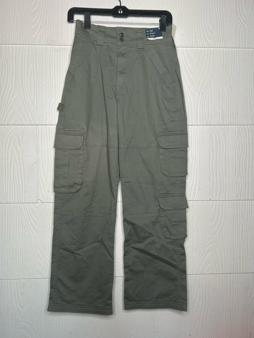 Abercrombie & Fitch Olive Utility Cargo Jeans
